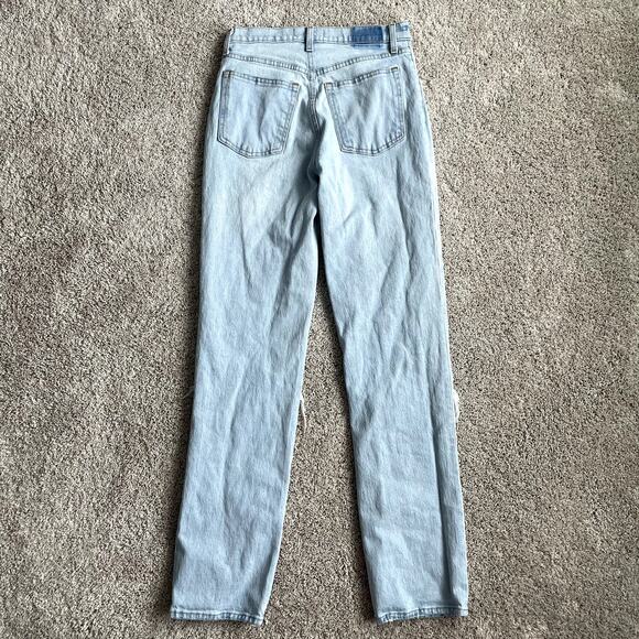 Abercrombie & Fitch 90s Straight Ultra High rise Jeans Size 28/6L - Picture 2 of 13